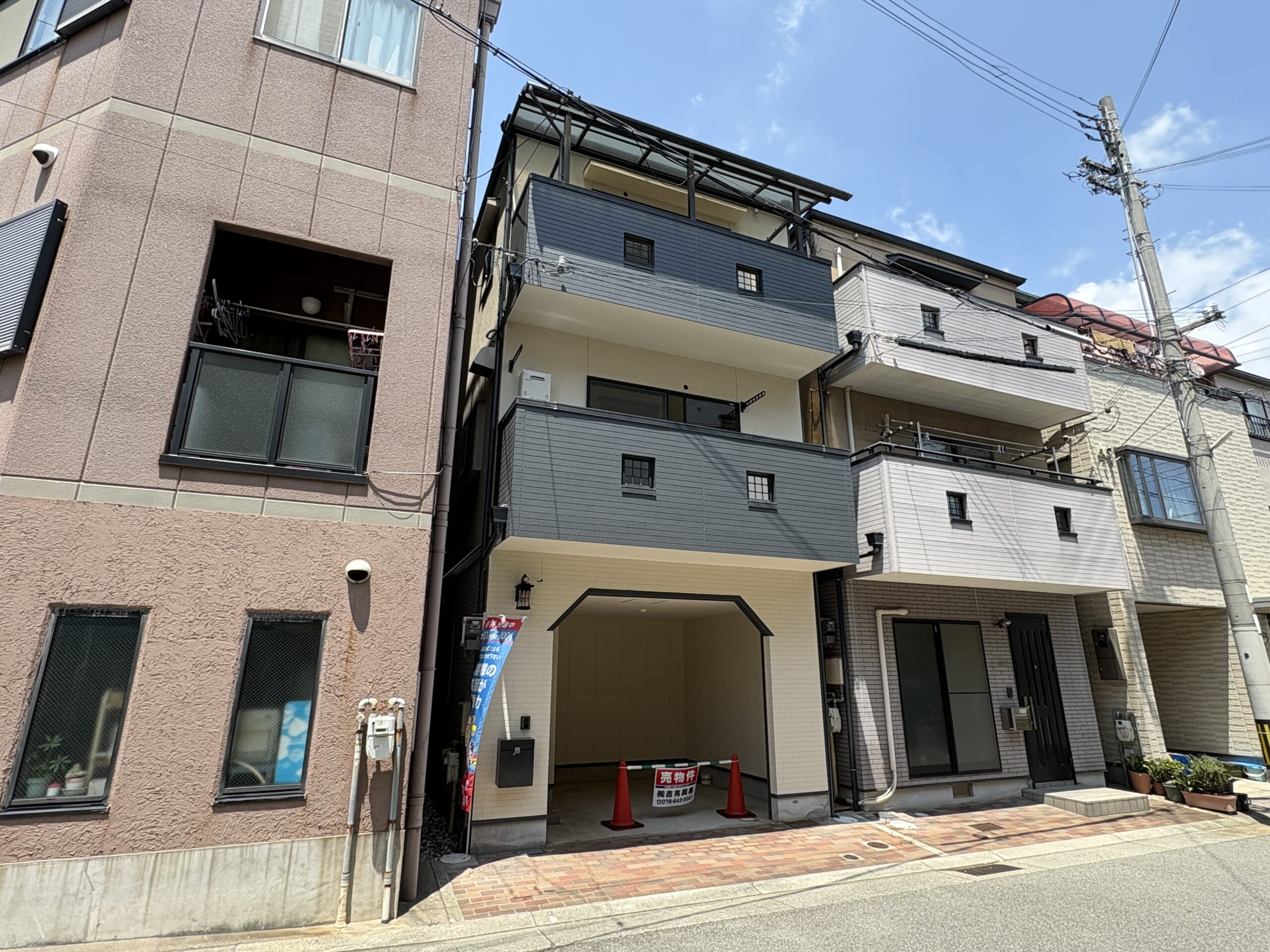 長田区水笠通6丁目（リノベーション済）カーポート付一戸建